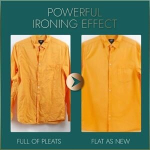 krezcoo mini portable micro steam iron: handheld dry & wet ironing with titanium panel