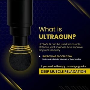 krezcoo mini smart fascia gun: portable deep tissue percussion massager for muscle relief and recovery