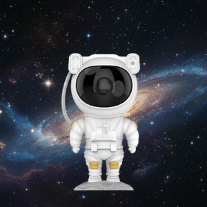 krezcoo astronaut star projector | galaxy nebula night light for room decor & kids