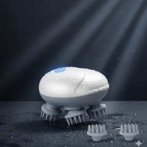 krezcoo® electric scalp & body massager | 360° kneading vibrating head massager | usb rechargeable, portable for hair growth, relaxation, bathing & pets