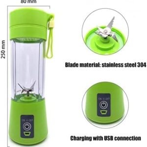 krezcoo portable 6 blade electric juicer blender with built in jarjuicer mixer bottle,fruit juicer machine,usb rechargeable