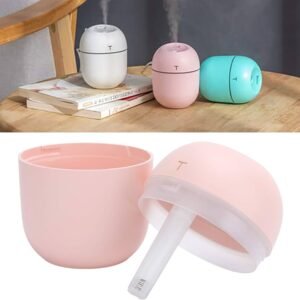 krezcoo mini portable mist humidifier 150 ml, suitable for car, bedroom & puja room