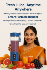 krezcoo portable 6 blade electric juicer blender with built in jarjuicer mixer bottle,fruit juicer machine,usb rechargeable