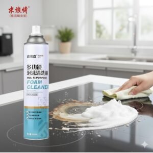krezcoo professional foaming cleaner for car detailing | deep cleans, de greases, and deodorizes seats, roof lining, and mats | quick action, no rinse spray with 30 60 second dwell time