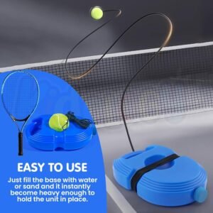 krezcoo tennis trainer rebound ball with string tennis trainer set self tennis practice ball with string cricket trainer rebound ball