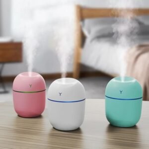 krezcoo mini portable mist humidifier 150 ml, suitable for car, bedroom & puja room