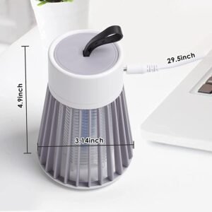 krezcoo dual function mosquito zapper lamp indoor insect trap portable lamp