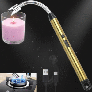 krezcoo rechargeable plasma lighter flame less windproof, usb lighter, 360 deg for kitchen, barbecue, candles, gas stove, fireworks (multicolor)