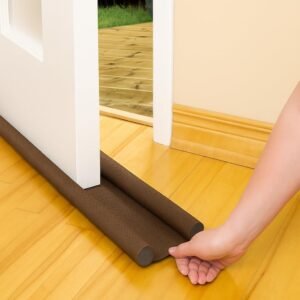 (39 inches, pack of 3) gap filler for door bottom seal strip sound proof, reduce noise, energy saving door stopper for reduce door dust, door